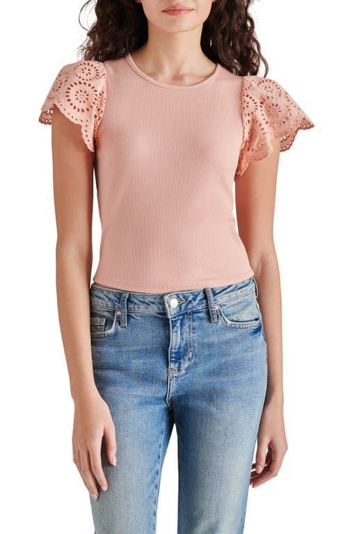 Steve Madden Olina Top in White. Product Image