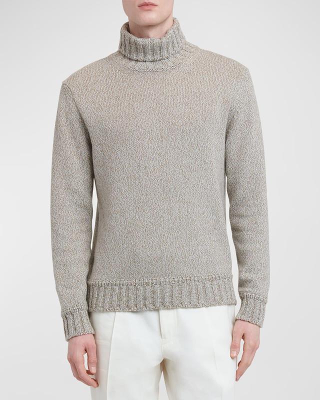 Men's Mouline Oasi Cashmere Turtleneck Sweater Product Image