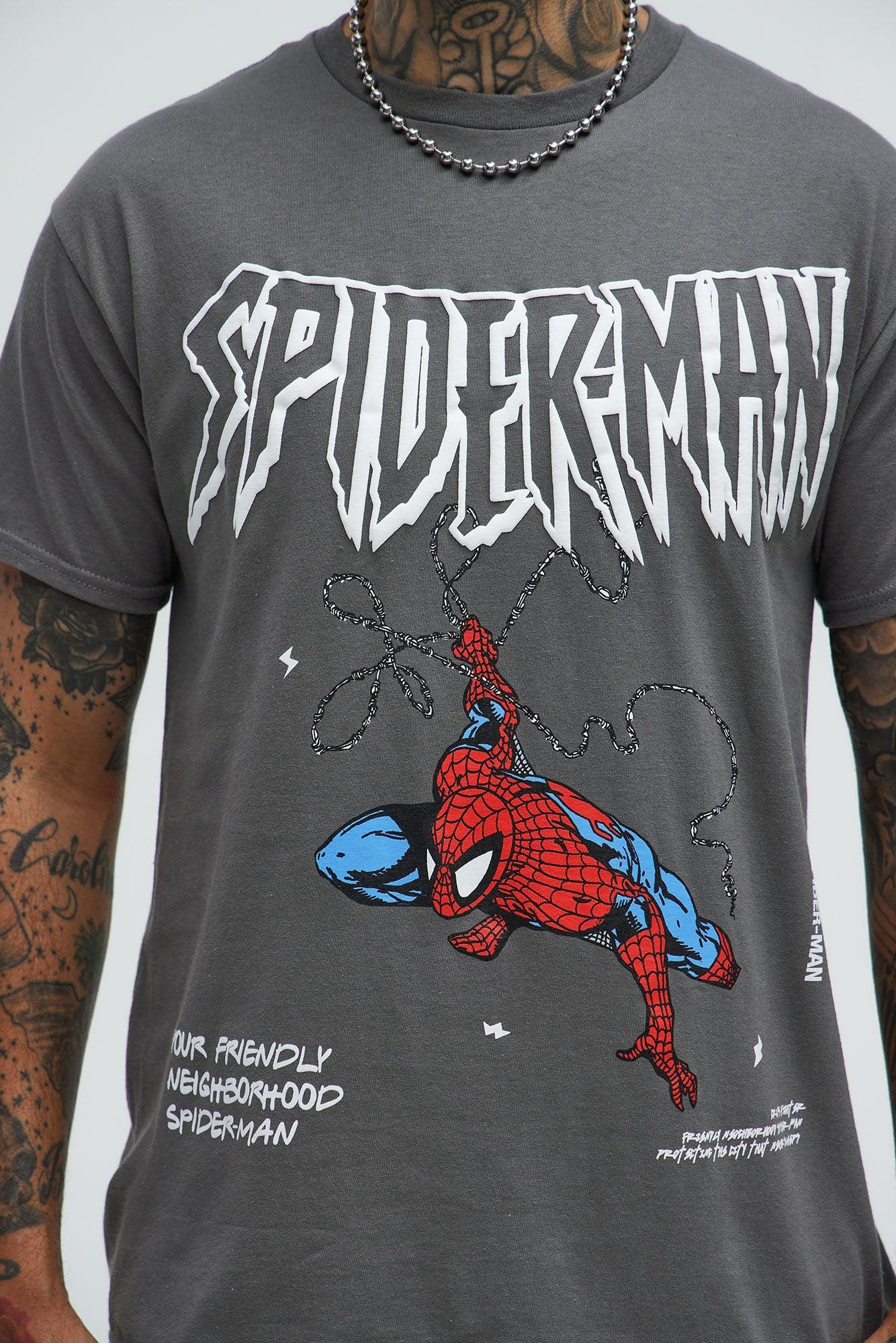 Spider Man Max Swing Short Sleeve Tee - Charcoal Product Image