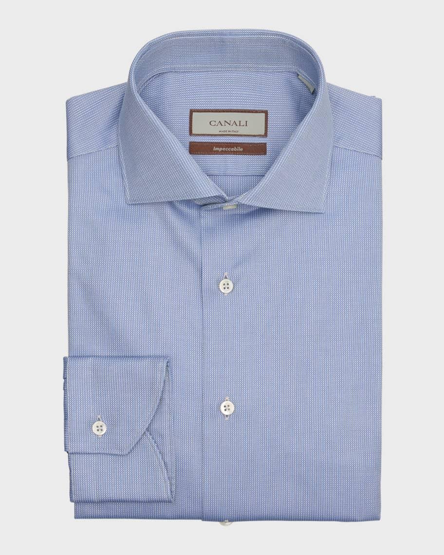 Men's Micro-Pattern Dress Shirt Product Image