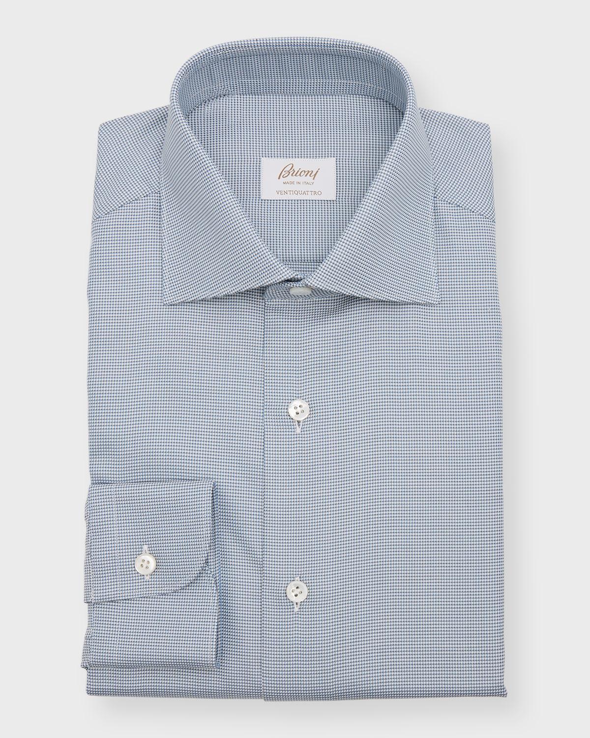 Mens Ventiquattro Micro-Print Dress Shirt Product Image