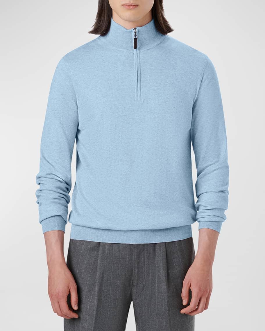 Men's Melange Quarter-Zip Sweater Product Image