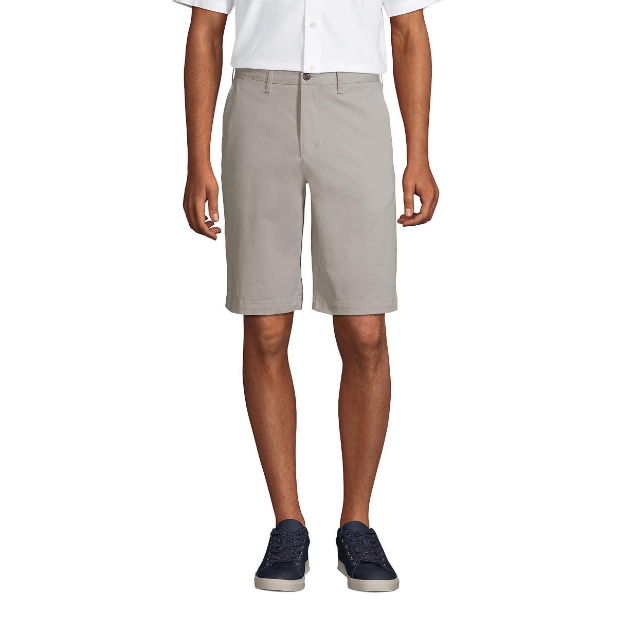 Mens Lands End Traditional-Fit Comfort-First Knockabout 11-inch Chino Shorts Blue Product Image