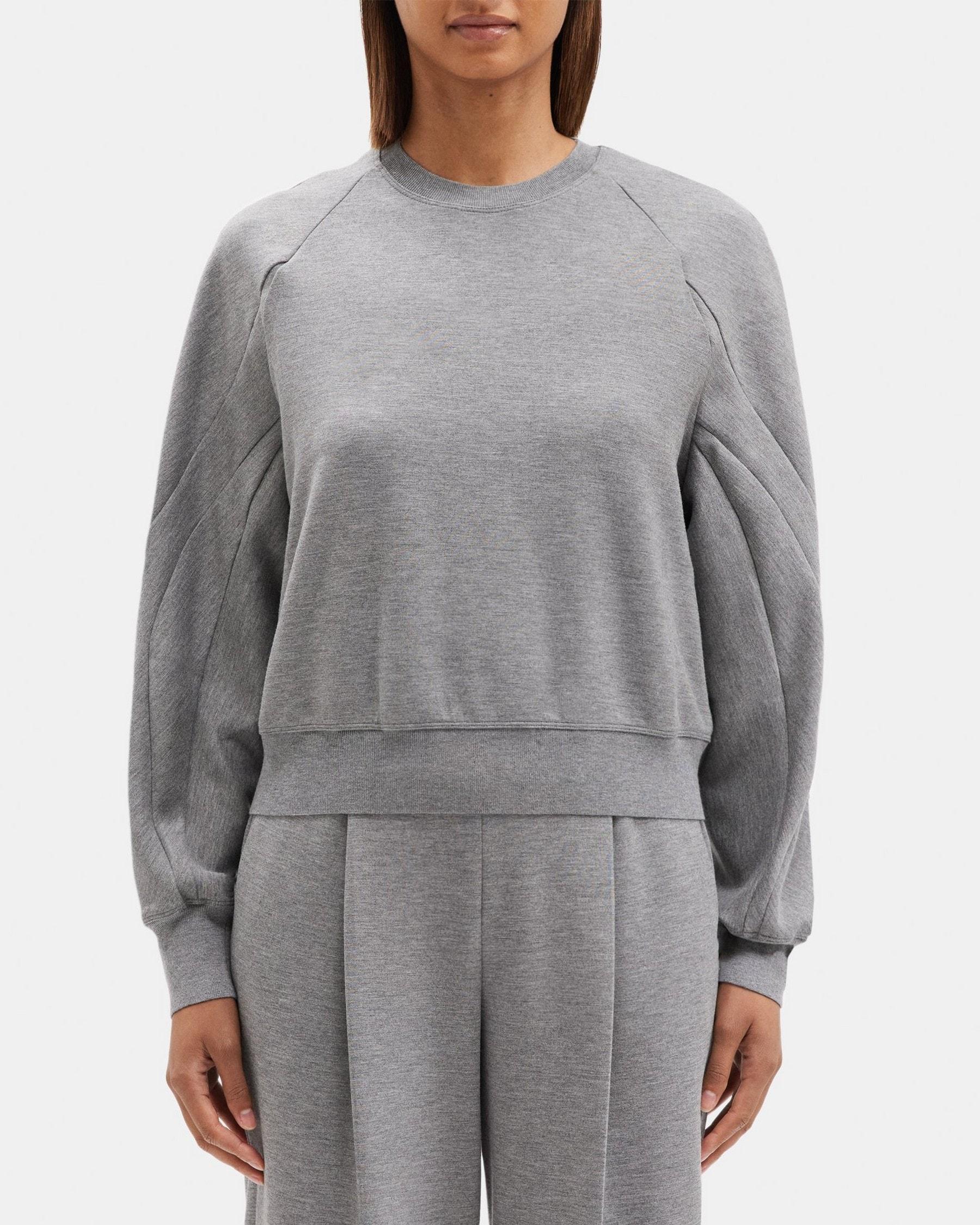 Raglan Sleeve Sweatshirt in Double-Knit Jersey Product Image