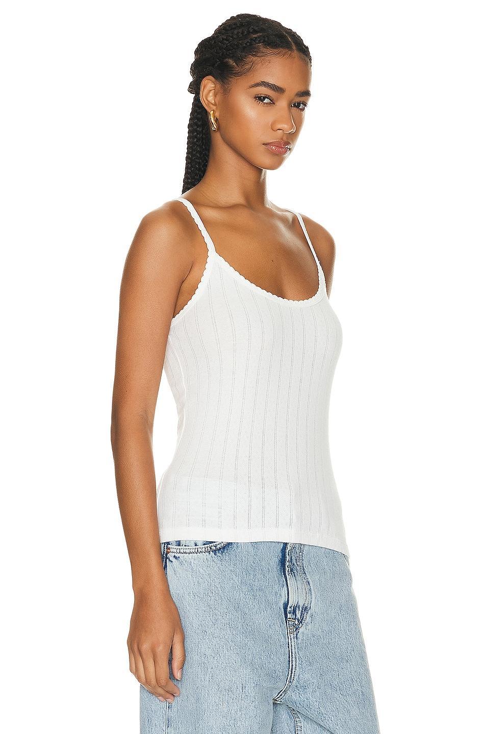 LESET Pointelle Classic Tank Top Product Image