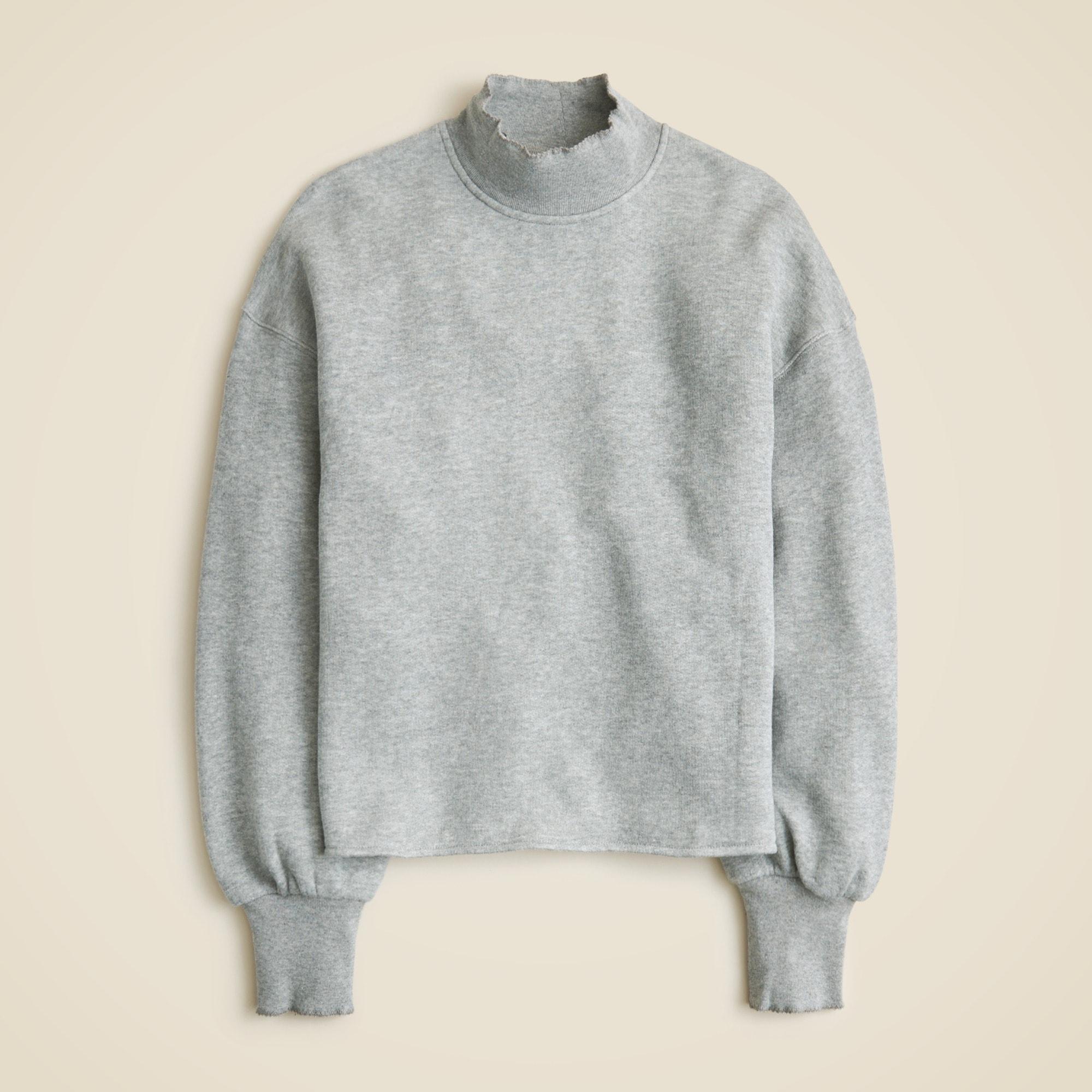 Heritage terry mockneck sweatshirt Product Image