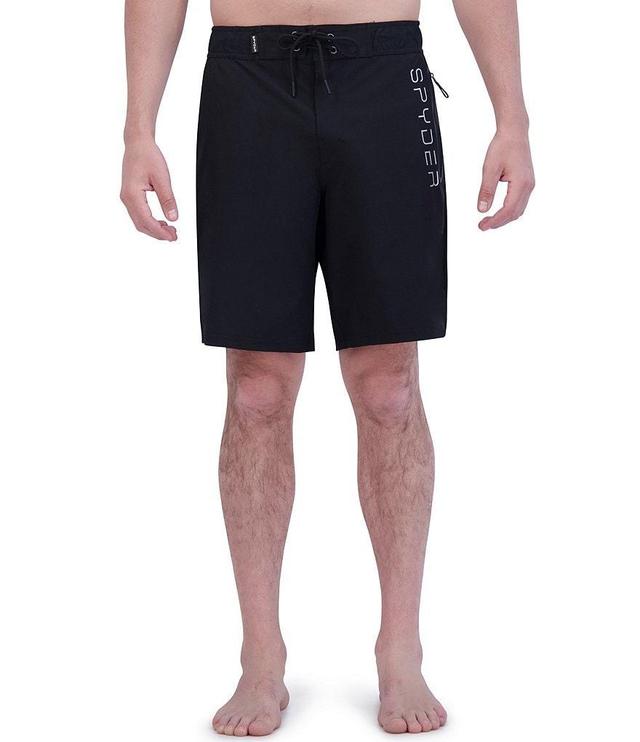 Spyder Mid-Rise Solid E-Board 9#double; Inseam Swim Trunks Product Image