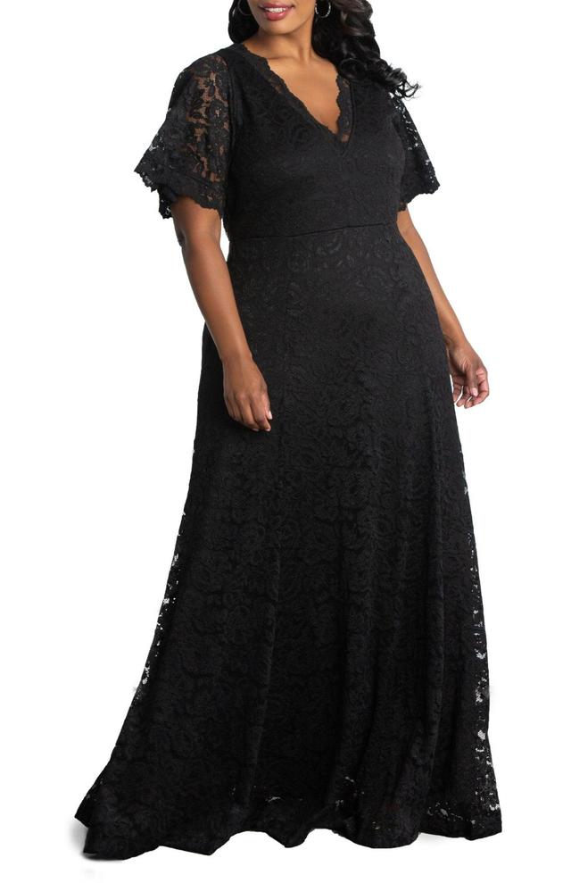 Symphony Lace Evening Gown - Plus Product Image