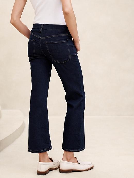 Low-Rise Bootcut Crop Jean Product Image