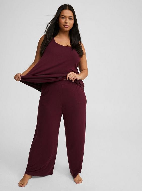 Super Soft Full Length Wide Leg Sleep Pant Product Image