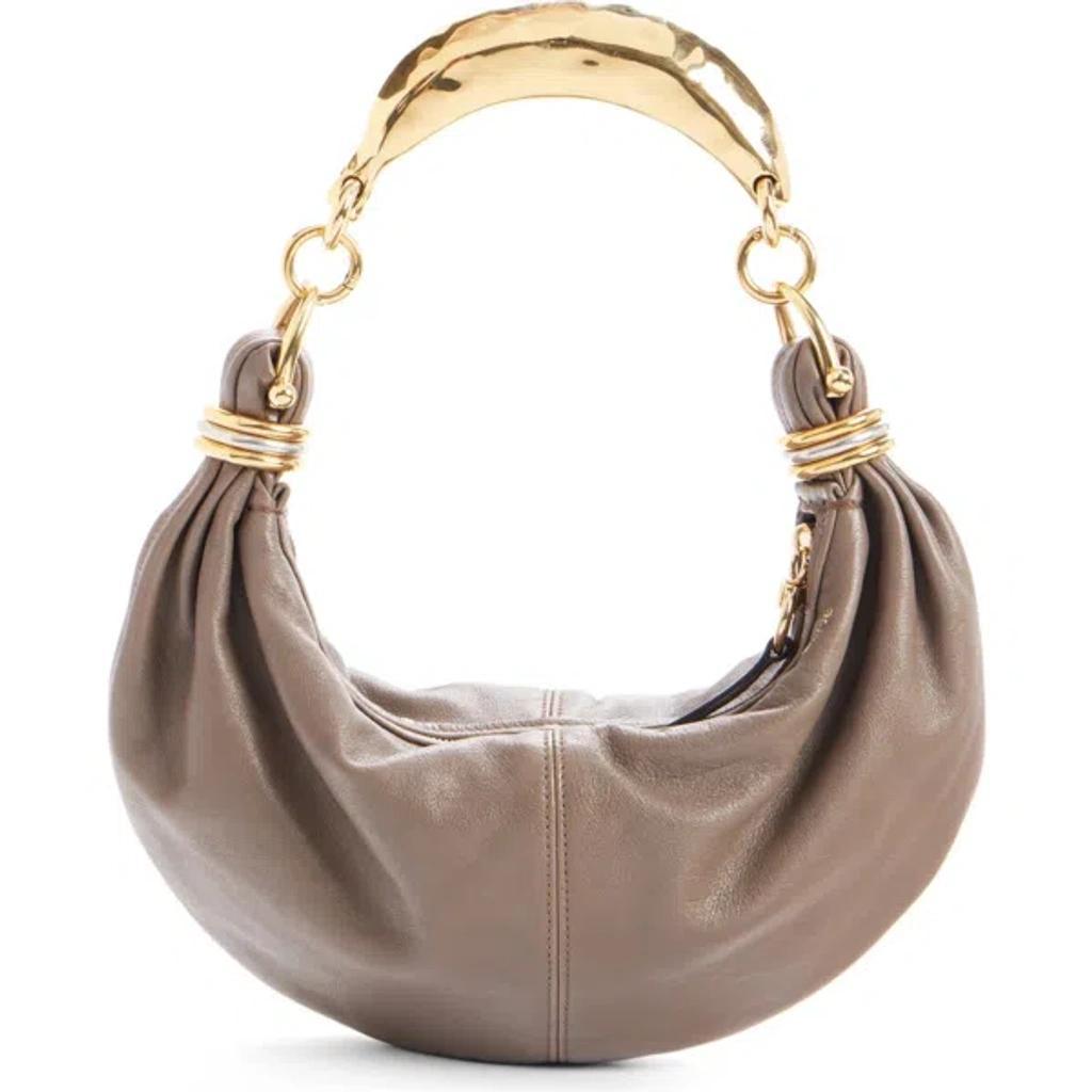 CHLOÉ Bracelet Small Hobo Bag Hand Bags Gray In Mottygrey Product Image