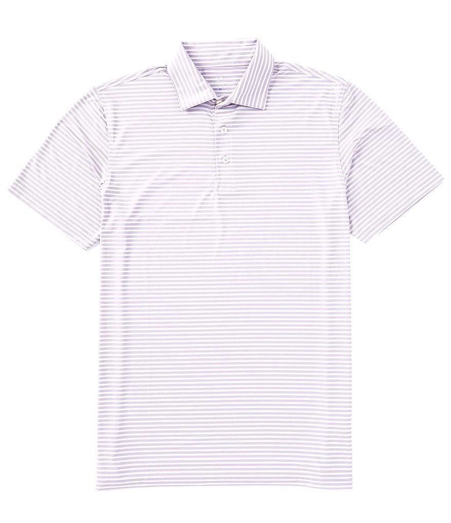 Southern Tide Brrr°eeze Beattie Stripe Performance Stretch Short Sleeve Polo Shirt Product Image