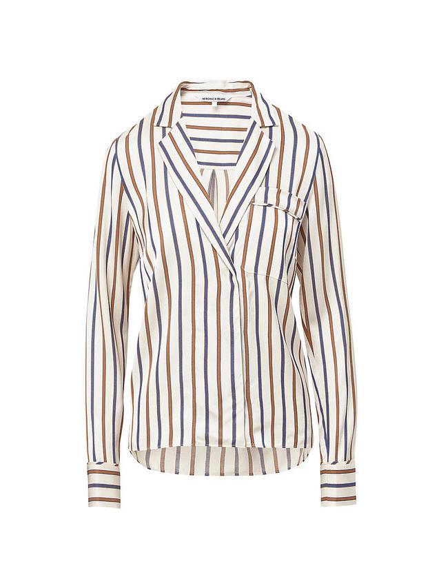 Womens Lusanne Stripe Long-Sleeve Shirt Product Image