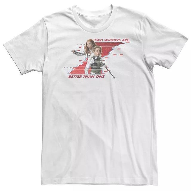 Big & Tall Marvel Black Widow Two Widows Are Better Than One Tee, Mens Product Image