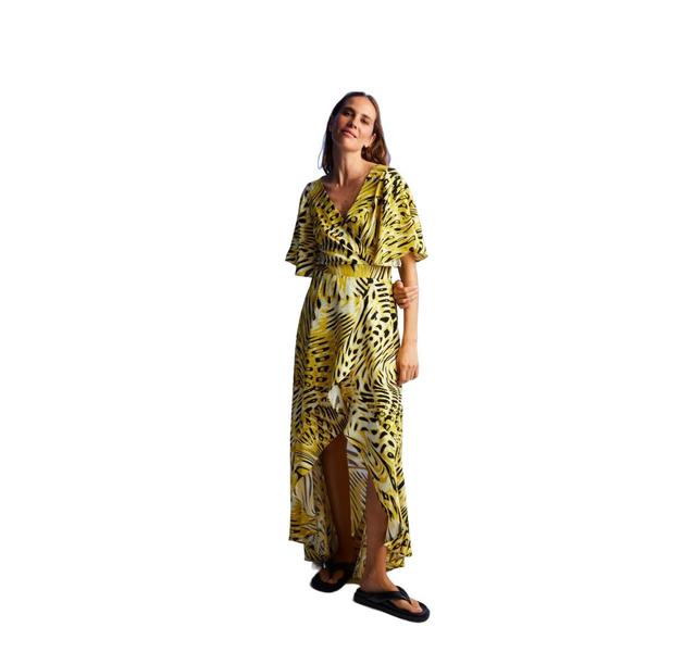 Nocturne Womens Printed Asymmetrical Dress Product Image