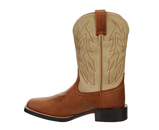 Justin Boots Mens Leather Canter Square Toe Western Boots Product Image