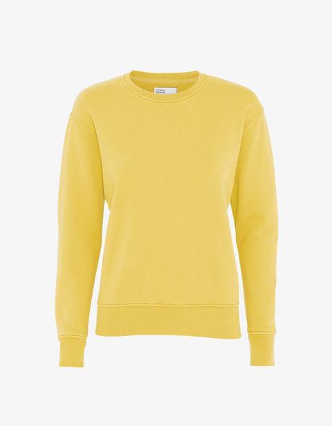 Women Classic Organic Crew - Lemon Yellow Product Image