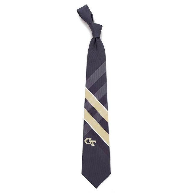 Mens Georgia Tech Yellow Jackets Grid Skinny Tie Product Image