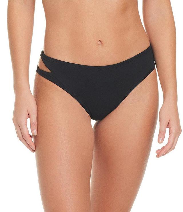 Jessica Simpson Solid Cut-Out Hipster Swim Bottom Product Image