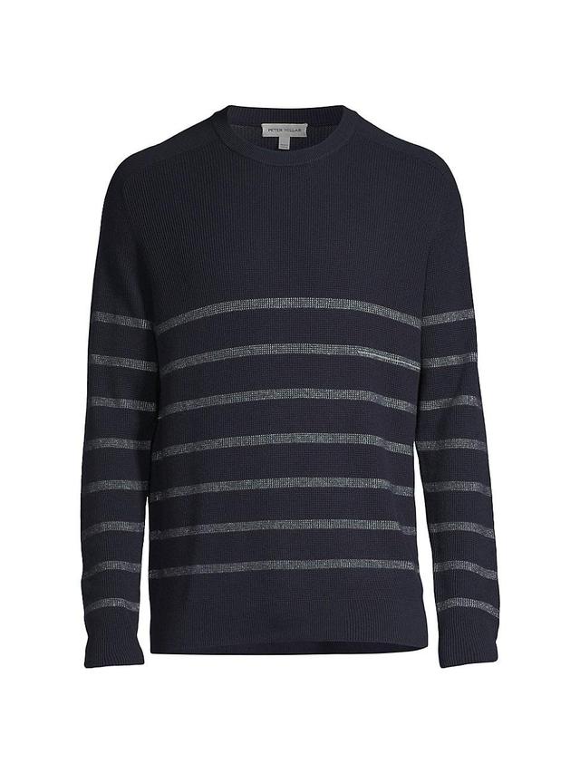 Mens Crown Sampson Striped Cotton & Wool-Blend Sweater Product Image