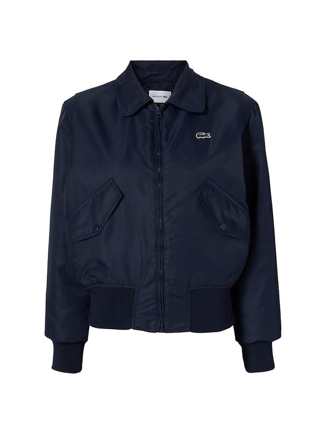 Womens Lacoste x Bandier Bomber Jacket Product Image