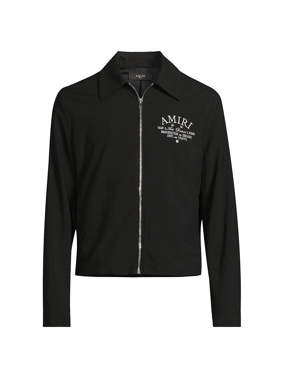 Mens Arts District Wool-Blend Zip Shirt Product Image