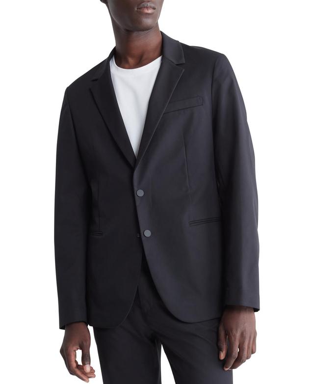 Calvin Klein Mens Athletic Slim-Fit Stretch Blazer Product Image