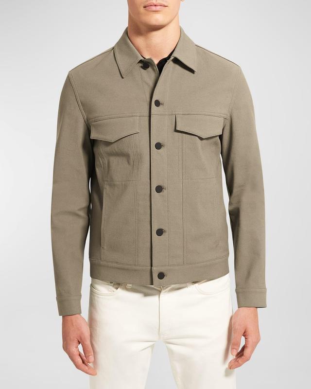 Theory River Trucker Jacket in Neoteric Twill  male Product Image