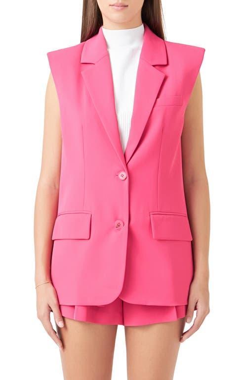 Endless Rose Oversize Blazer Vest Product Image