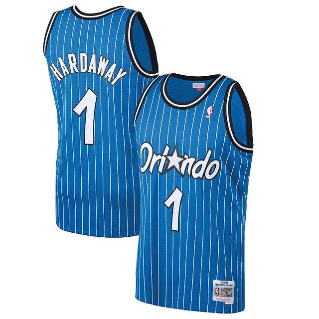 Mens Mitchell & Ness Penny Hardaway Blue Orlando Magic 1994-95 Hardwood Classics Swingman Jersey Product Image