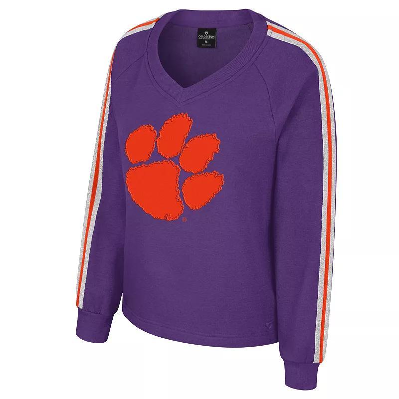 Womens LSU Tigers Gliding Here Fleece Sweatshirt Product Image