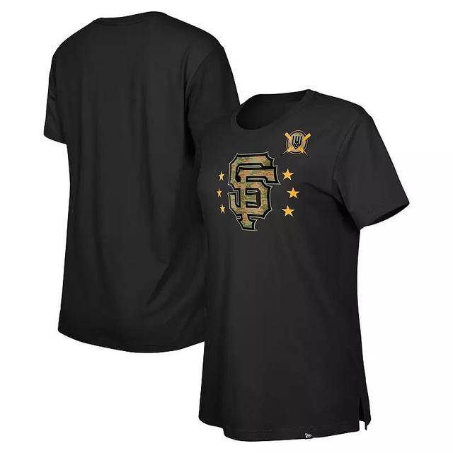 Womens New Era San Francisco Giants Armed Forces Day T-Shirt Product Image