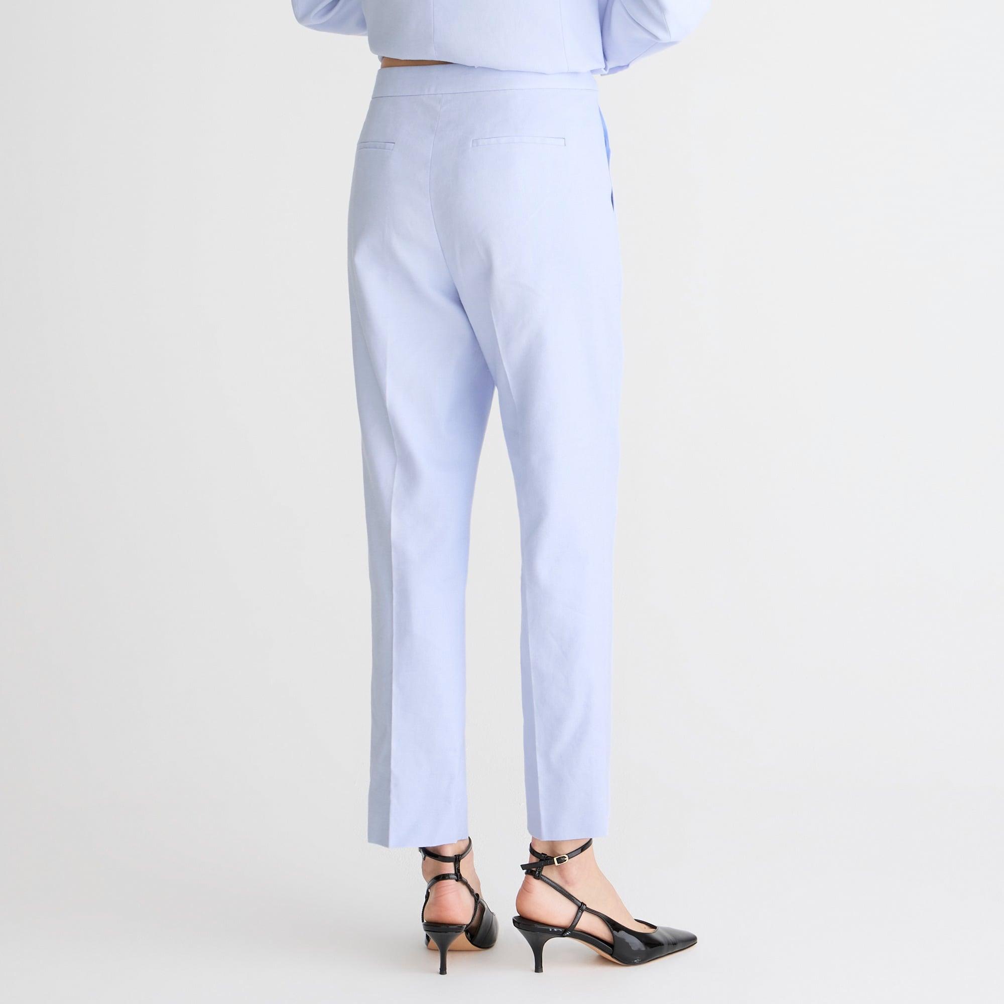 Kate straight-leg pant in stretch linen blend Product Image