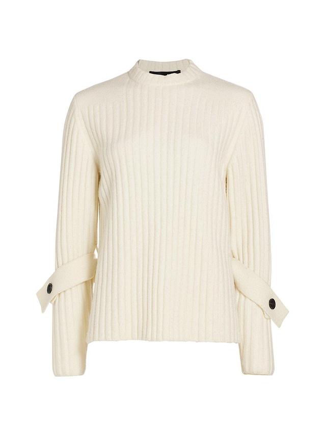 Womens Verona Ribbed Wool-Blend Sweater Product Image