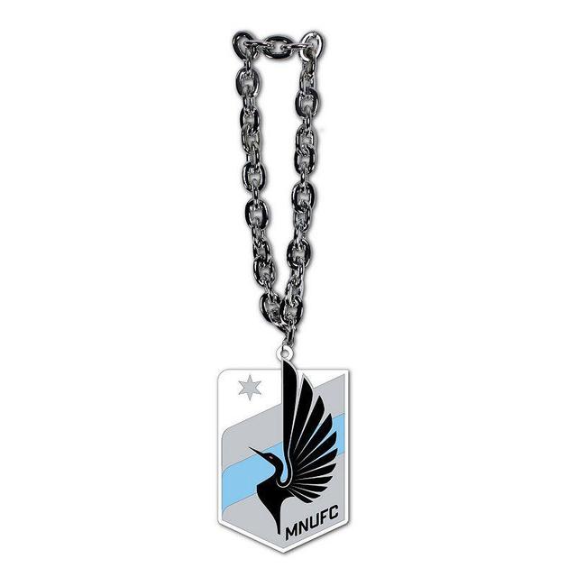 MOJO Minnesota United FC Team Logo Fan Chain Necklace, Mens, Mfc Grey Product Image