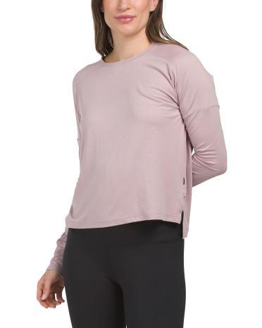 Melange Long Sleeve Top For Women Product Image