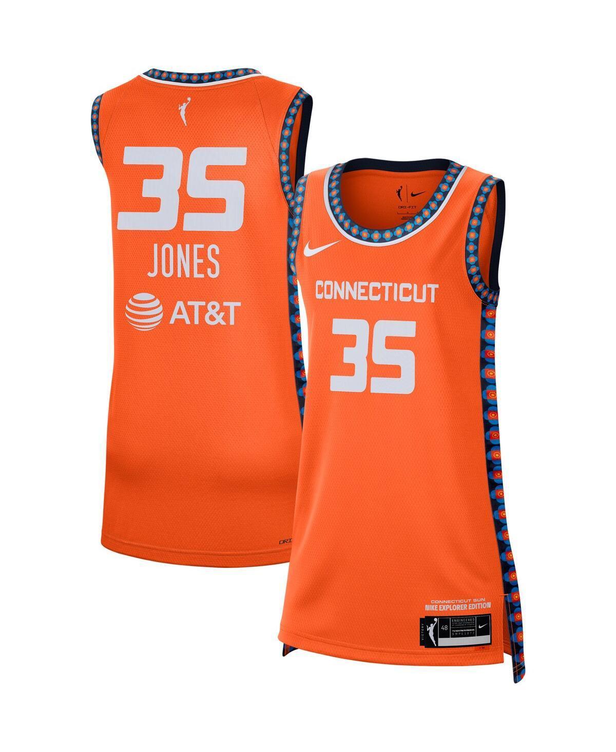 Womens Nike Jonquel Jones Orange Connecticut Sun Explorer Edition Jersey - Orange Product Image