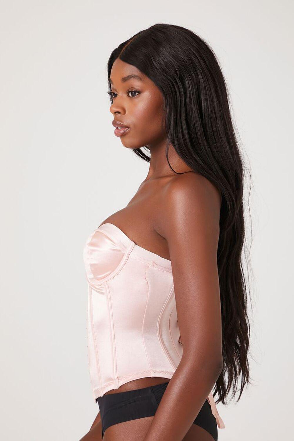 Satin Lingerie Corset | Forever 21 Product Image