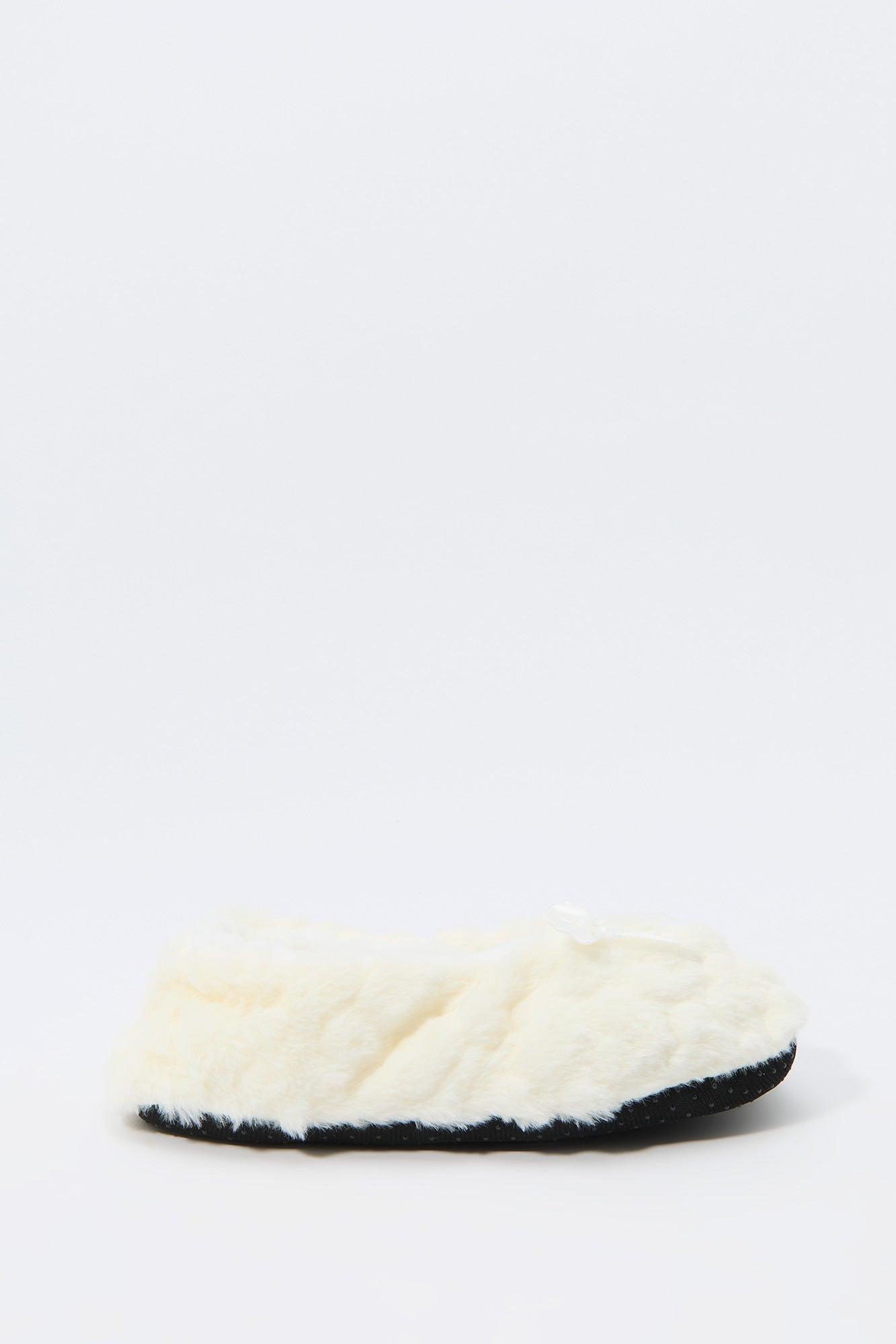 Faux-Fur Ballerina Bow Slipper Female product image