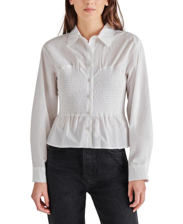 Women's Marisol Cotton Smocked Shirt Product Image