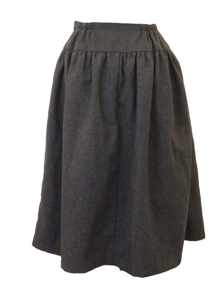 Rose Bleu Wool Skirt Product Image