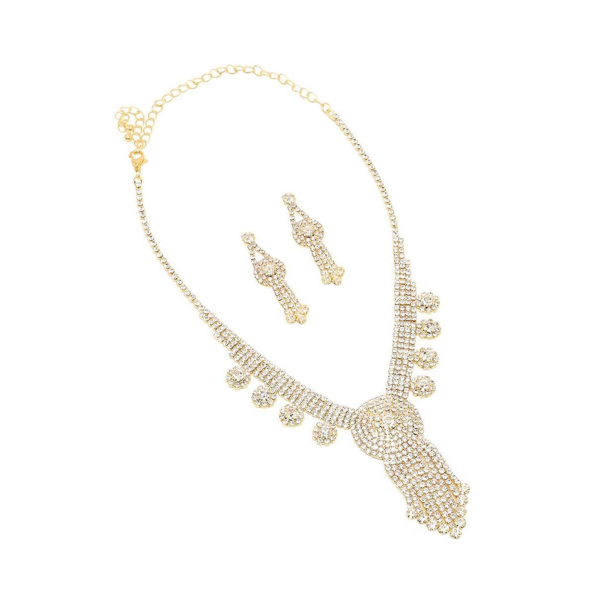 Sohi Womens Bling Jewellery Set - Gold Product Image