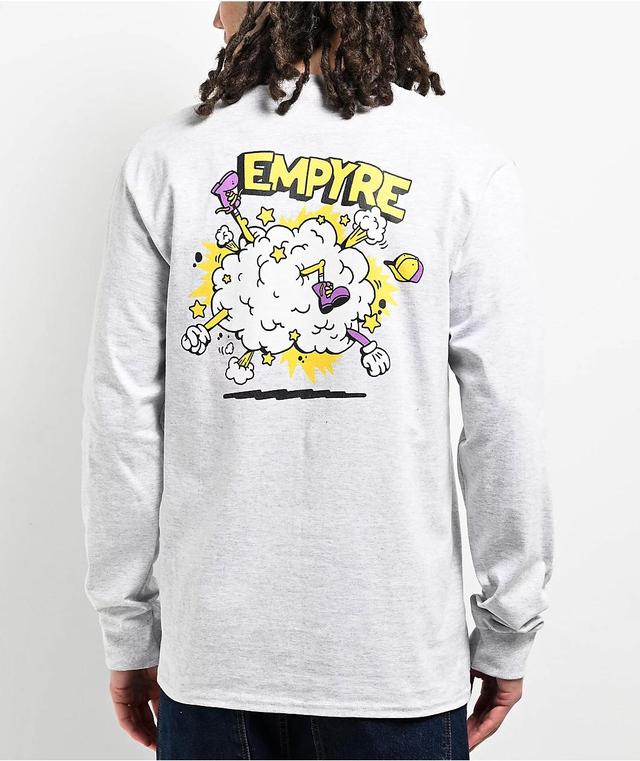 Empyre Fight Cloud Long Sleeve Grey T-Shirt Product Image