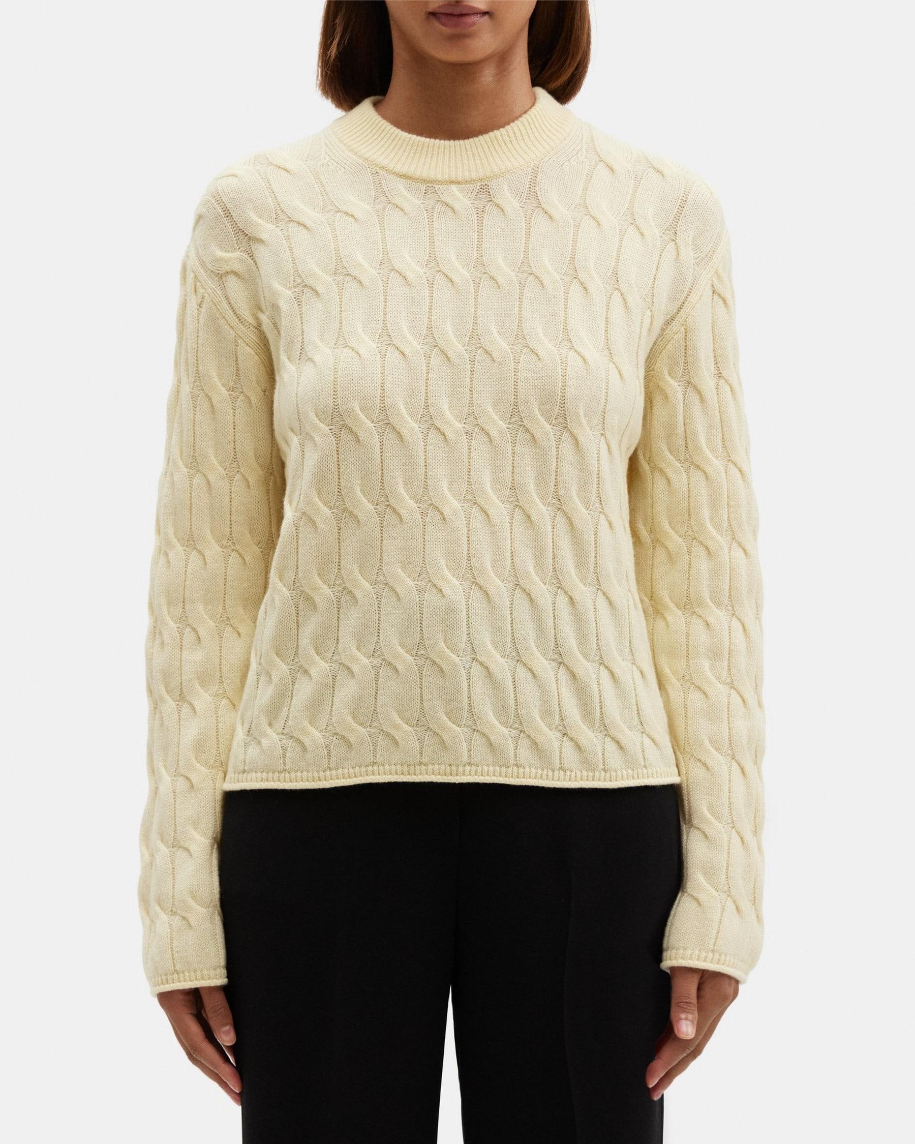 Cable Knit Sweater in Wool-Cashmere product image