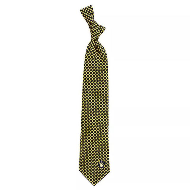 Mens MLB Diamante Milwaukee Brewers Tie Product Image