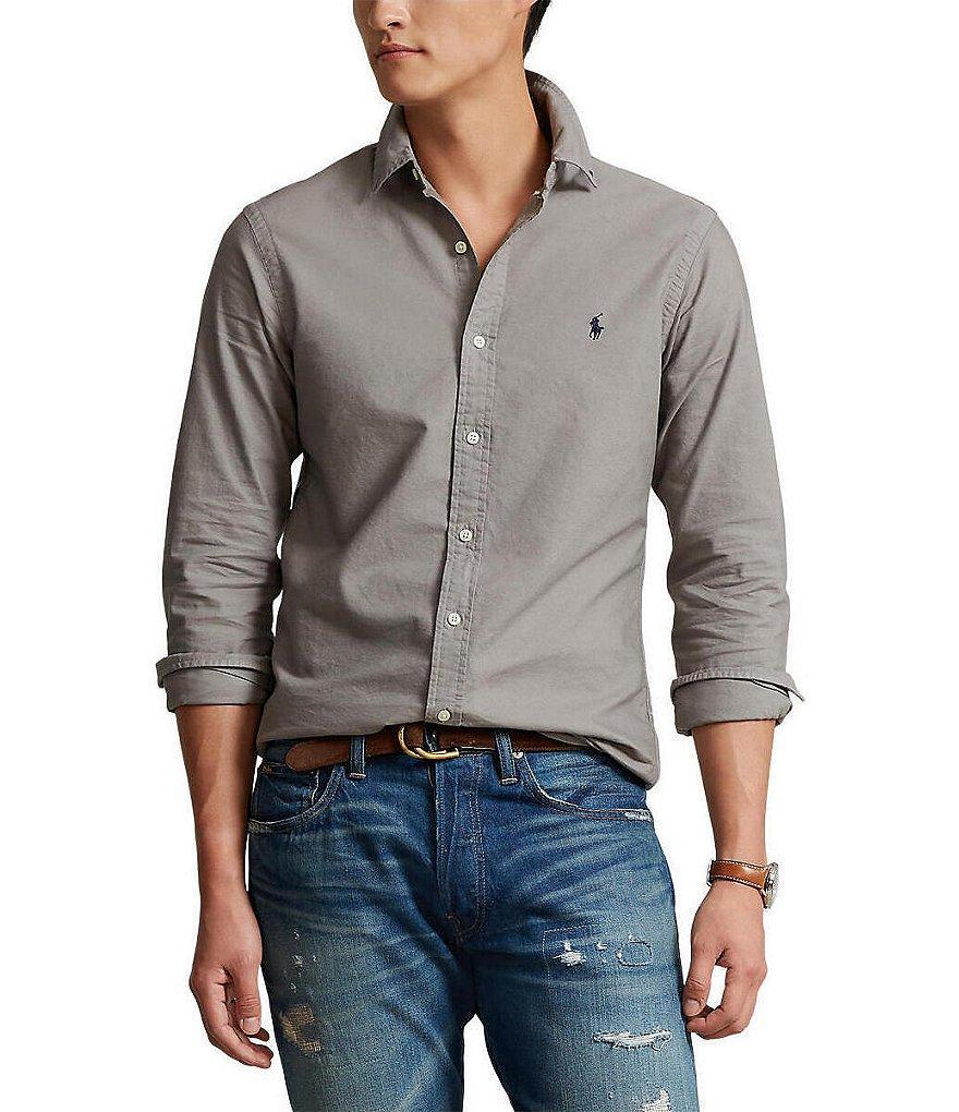 Polo Ralph Lauren Classic-Fit Oxford Long-Sleeve Woven Shirt Product Image