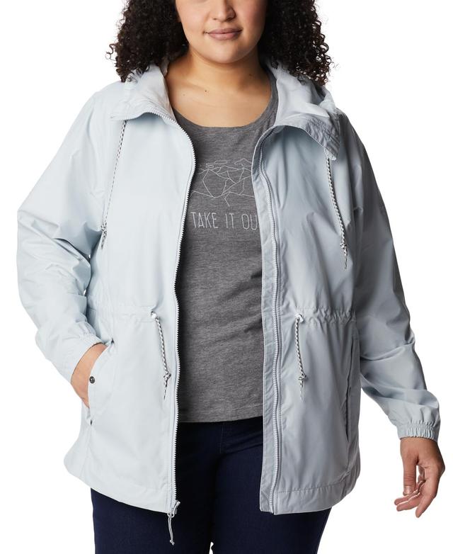 Columbia Plus Size Lillian Ridge Shell (Cirrus Grey) Women's Clothing Product Image