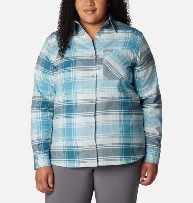 Columbia Women's Calico Basin Flannel Long Sleeve Shirt - Plus Size- product image