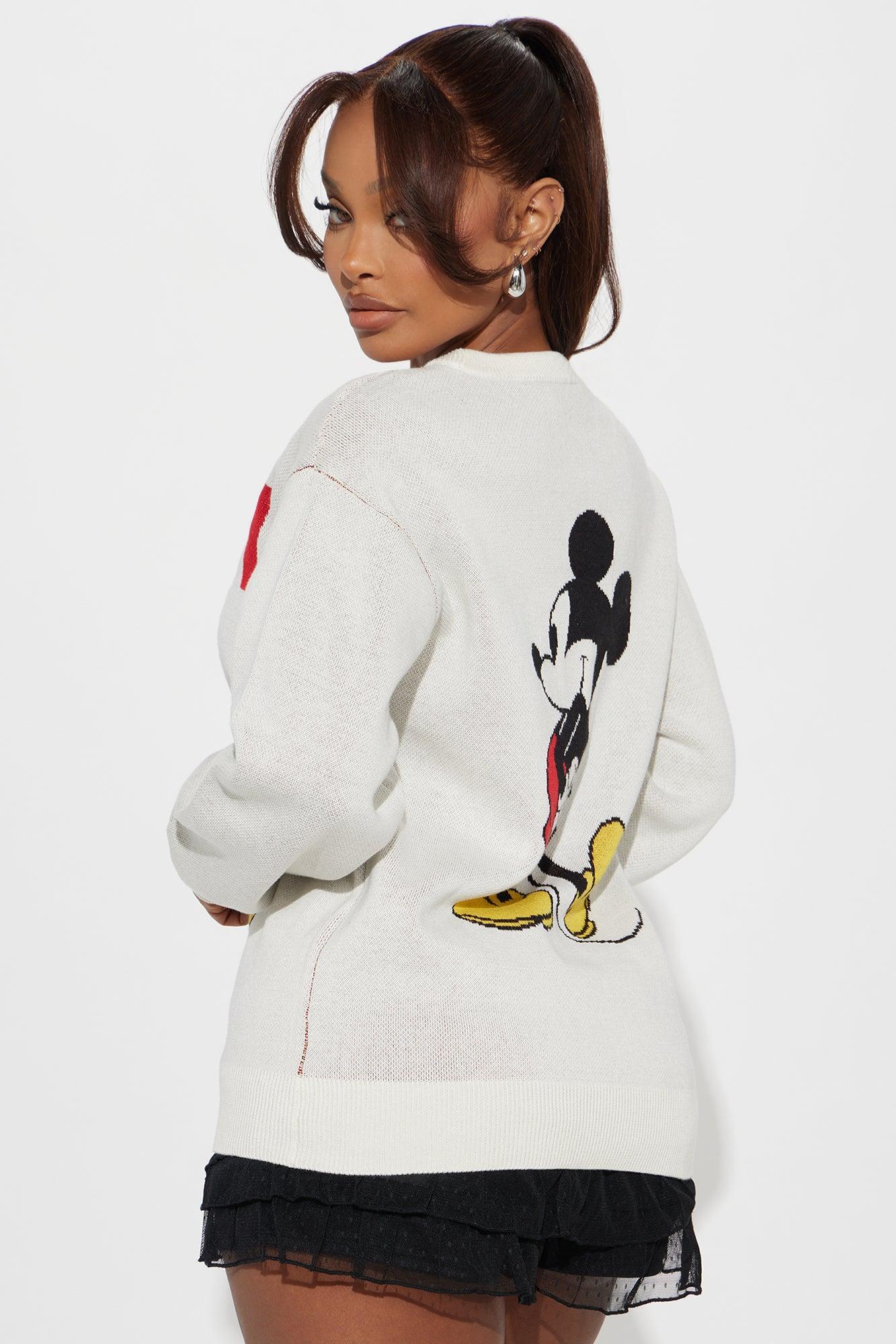 Happy Mickey Mouse Sweater - White/combo Product Image