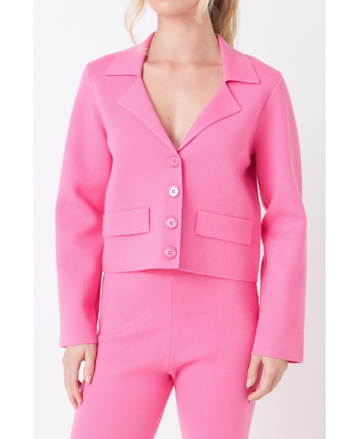 Womens Sweater Blazer Product Image